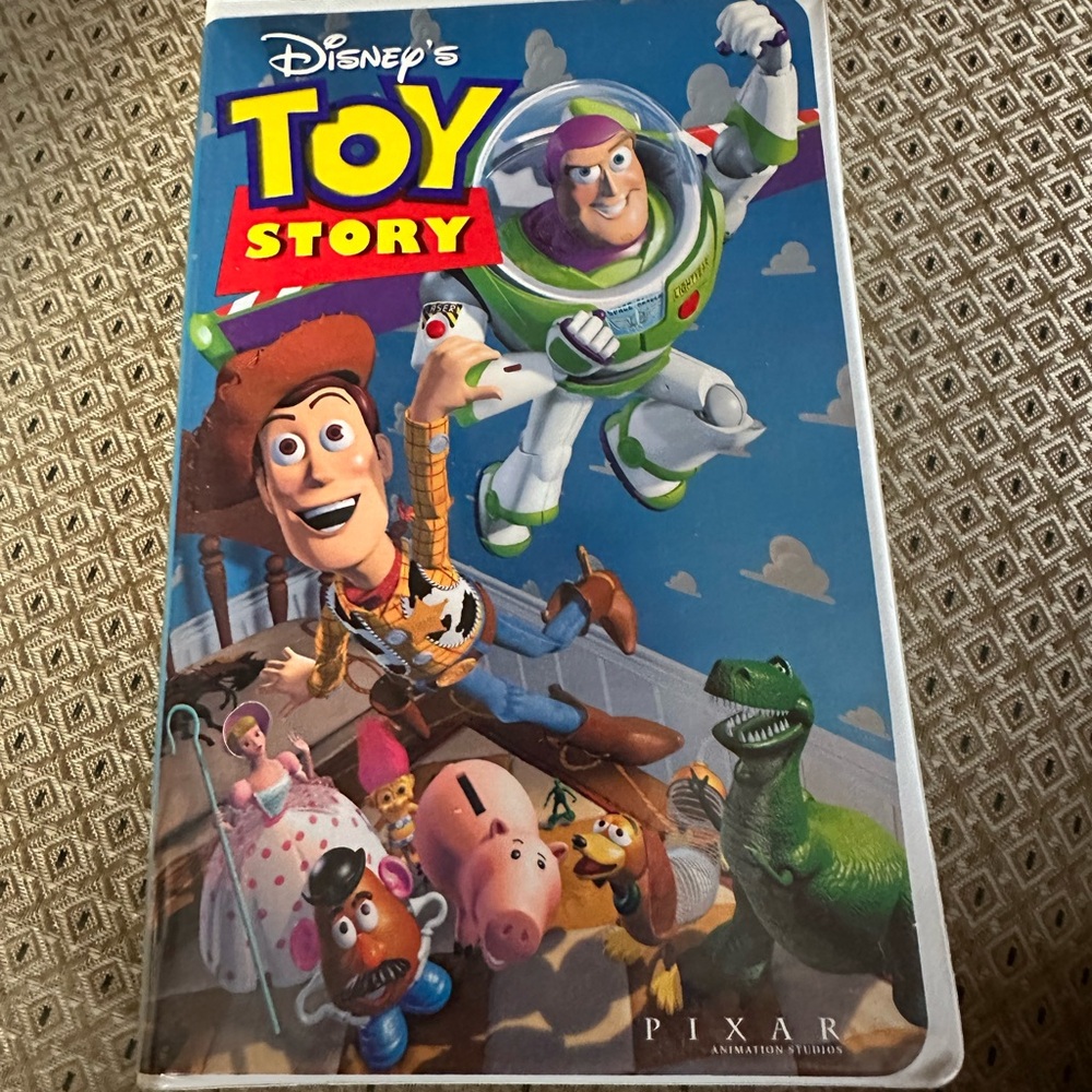 Disney Pixar Toy Story VHS  - Blue, Red, Green